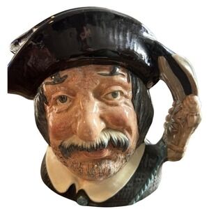 Royal Doulton Sancho Panca Character Jug D6456 Large Toby Mug England 1956